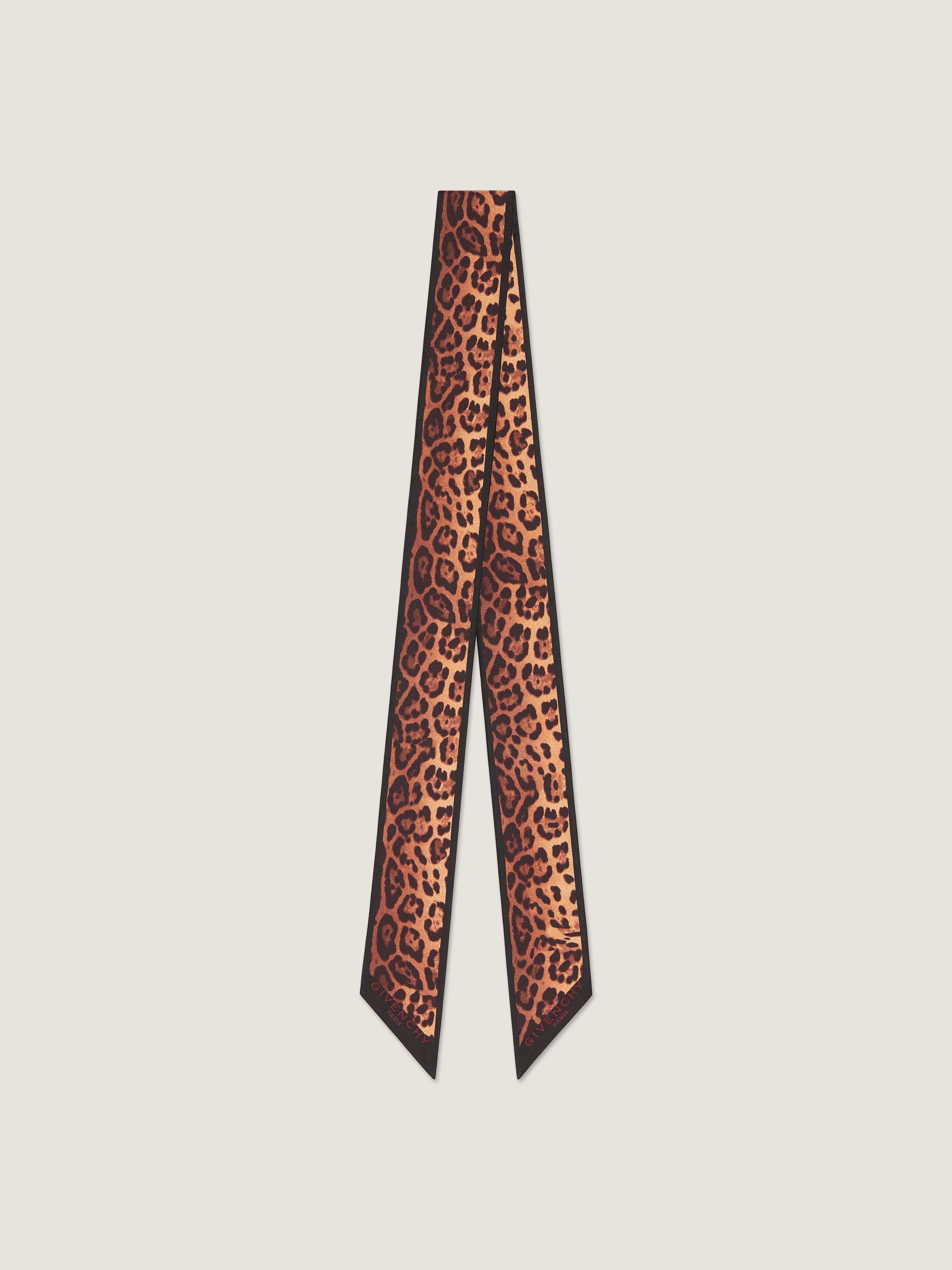 レオパードプリント シルク バンドゥ